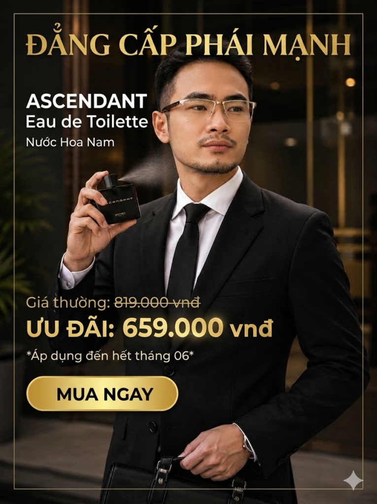 Nước hoa nam phong cách doanh nhân